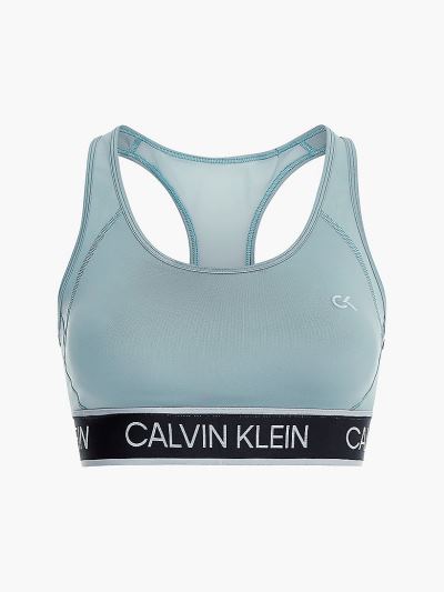 Calvin Klein Ruhák HU315217 | Calvin Klein Medium Impact Női Sportmelltartó Zöld